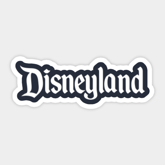Disneyland Disneyland Sticker TeePublic